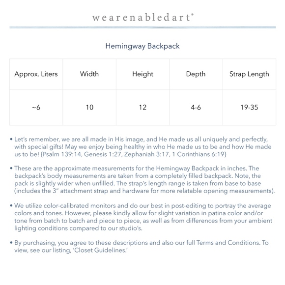 NWT ♡ Hemingway Backpack, ON SALE!